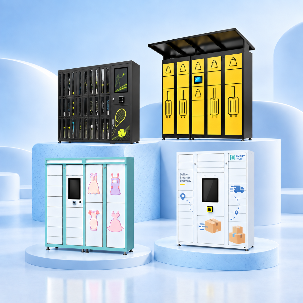 Commercial Smart Locker System
